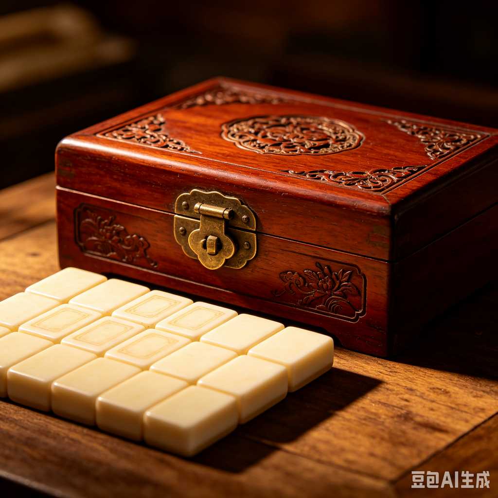 color box mahjong set packing