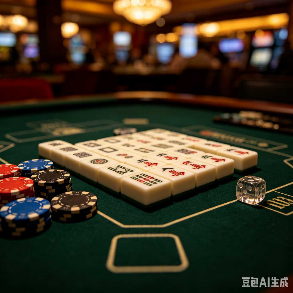 colorful mahjong score chips