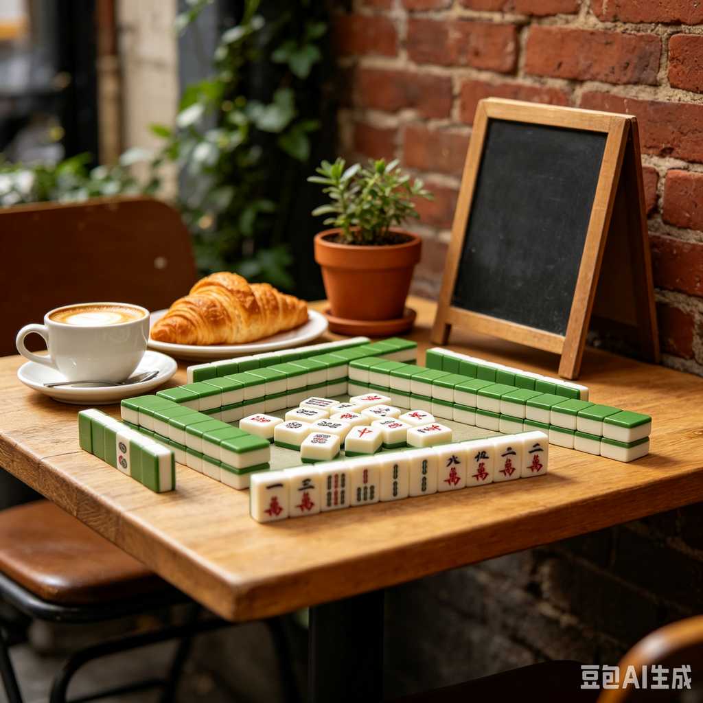 embossed mahjong set design
